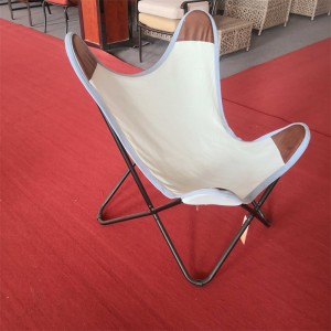 Steel Canvas Butterfly chair-Portable folding camping chair