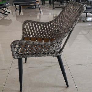Magic leaf rattan armchair set – outdoor patio chair set