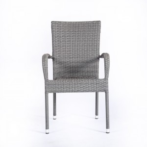 Fotel rattanowy, krzesła do jadalni na świeżym powietrzu, krzesło patio