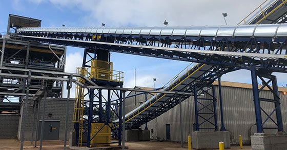 Heavy-duty belt conveyors for a wide range of bulk handling applications