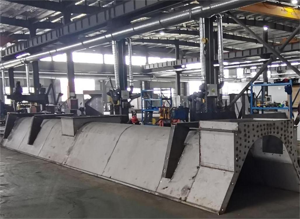 Screw Conveyor Trough – Carbon Steel Material, 6.0000 in Screw Diameter, 10 ft Overall Length