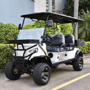 China lithium 4 seater lifted golf cart electri...