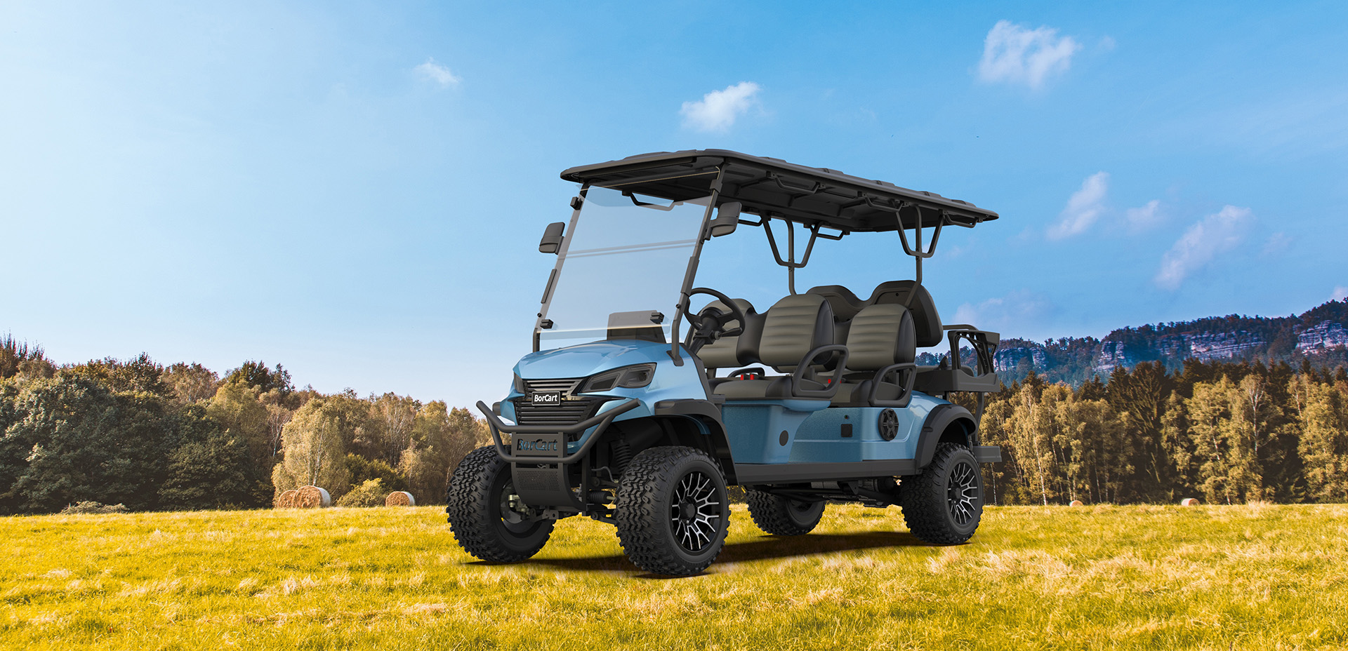 ET офроуд превозно средство за възрастни, всъдеходна количка ATV, 6-местна количка за голф