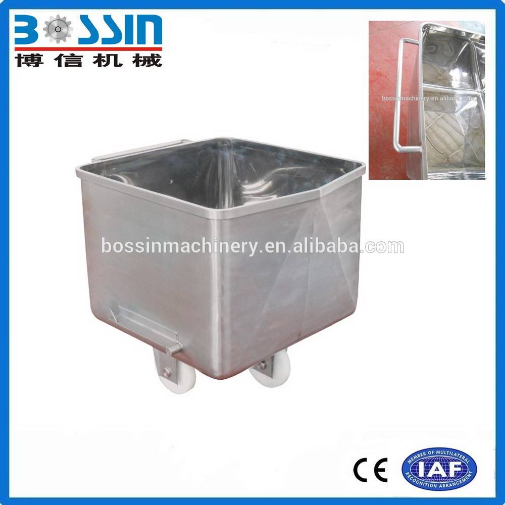 China technique special design stainless steel smoking meat trolley
