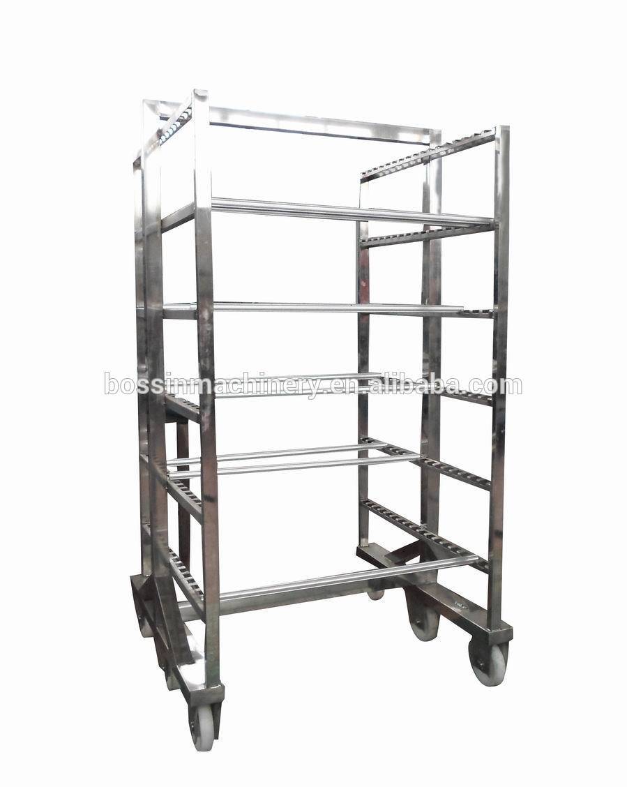 Meat Hanging trolley for smokehouse