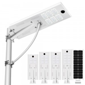 BOSUN lighting Classical QBD Series Integrated Solar Street Light For Engineering Project, Motion Sensor For Options, 4 Installation Methods For Options
