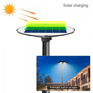 Square Solar Garden Light of medium size for natural applications –BS FD 04