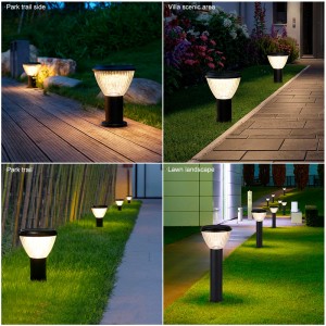 BS-LGCP PUMPKIN SOLAR L AWN LIGHT Superior Solar LED Garden Lawn Light