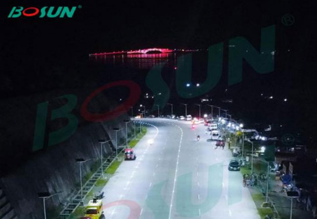 BOSUN BDX 60W Separated Solar Street Light Project in Philippine
