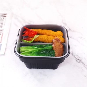 Disposable Double-layer Plastic Lunch Box Grosir