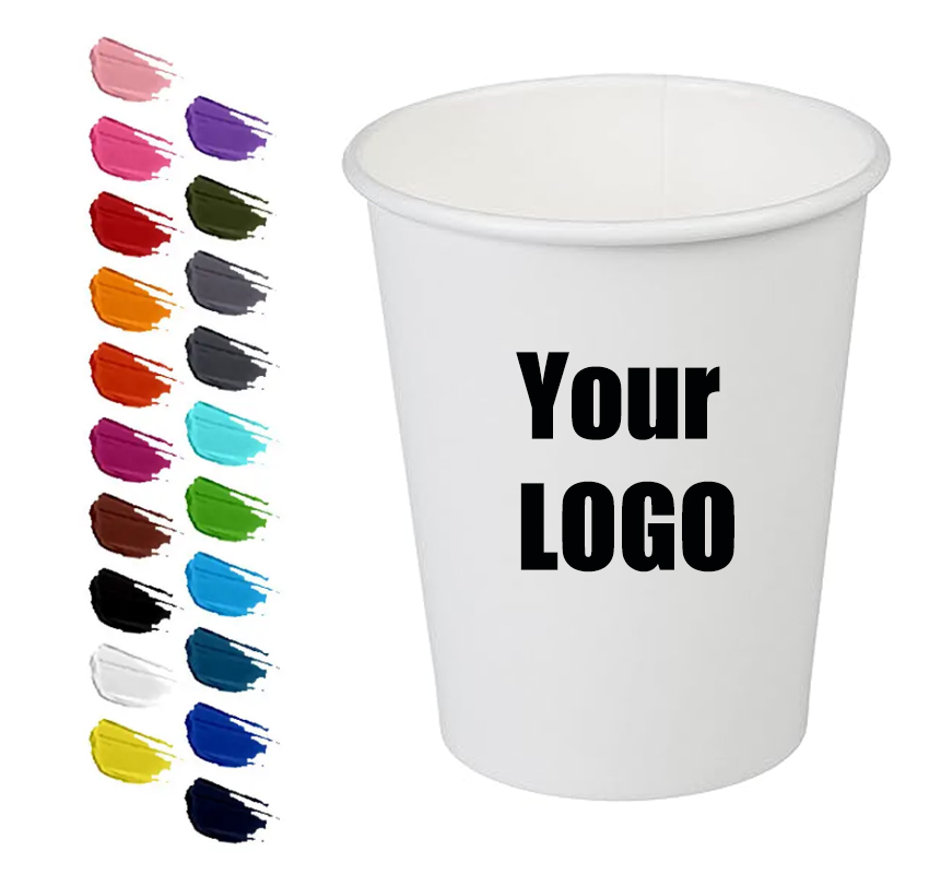 8 oz. Custom Printed Compostable Paper Cup