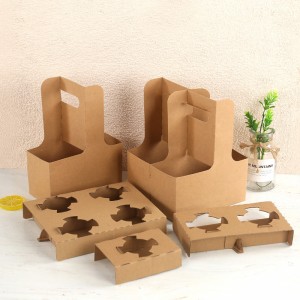 Disposable Take Away Cardboard Paper Cup Holder