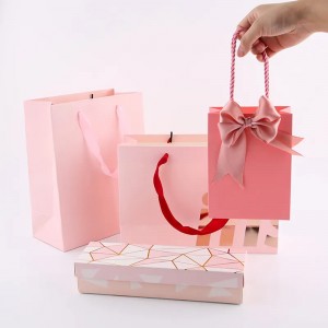 Custom Luxury Shopping Paper Bag with Handle