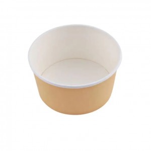 Customizable  Insulated Kraft Paper Bowl with Lid