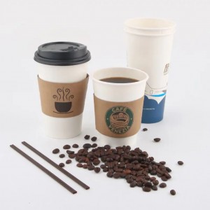 فنجان قهوه مقوایی یکبار مصرف و زیست تخریب پذیر سفارشی