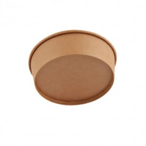 Customizable  Insulated Kraft Paper Bowl with Lid