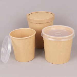 Disposable Take Away Kraft Paper Bowl