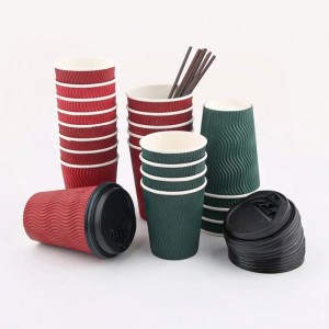 Eco-friendly Corrugated Wall Coffee Paper Cup Wholesale