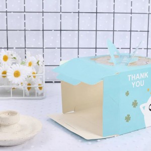 Customized Deluxe Open-Window Tall Cake Boxes