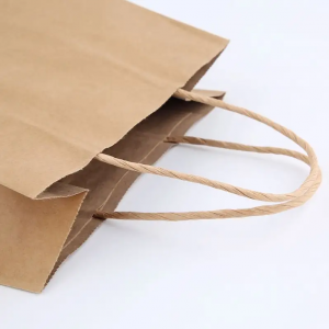 सानुकूल उच्च-गुणवत्तेच्या क्राफ्ट पेपर बॅग