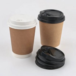 סיטונאי כוסות קפה חד פעמיות בהתאמה אישית מקראפט