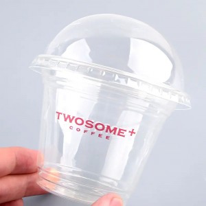 Custom Clear PET Plastic Cup ຂາຍສົ່ງ