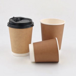 Wholesale Disposable Custom Kraft Coffee Cups