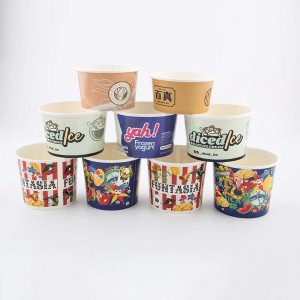 Whosesale Custom Ice Cream Paper Cups Ka Lids