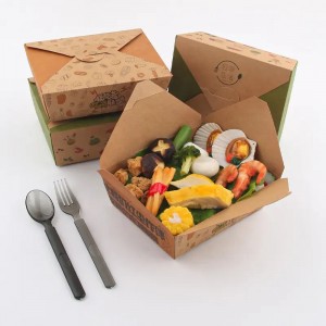 Élelmiszer-csomagoló papírdoboz látható ablakokkal