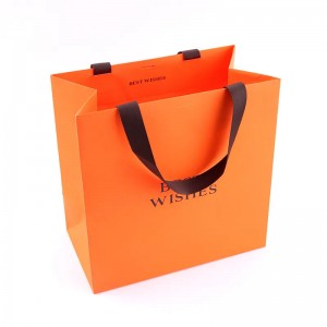 Velkoobchodní papírové tašky na zakázku pro módní nákupní tašky