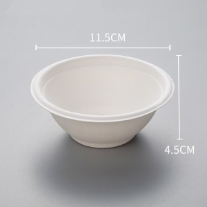 Էկոլոգիապես մաքուր և միանգամյա օգտագործման pulp Bowl Bento Box տարաներ