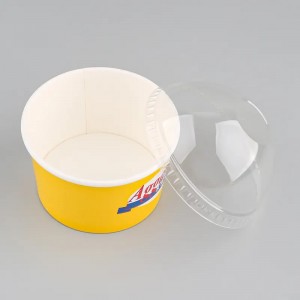 Prispôsobiteľný a jednorazový prémiový papierový pohár na zmrzlinu