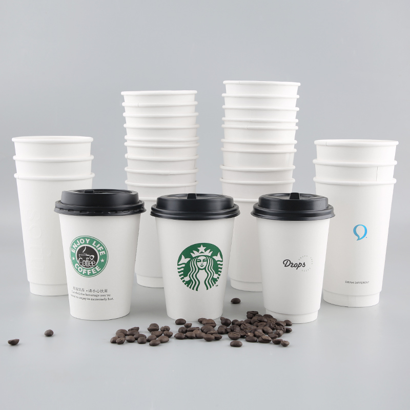 8 oz.Custom Printed Compostable Paper Cup