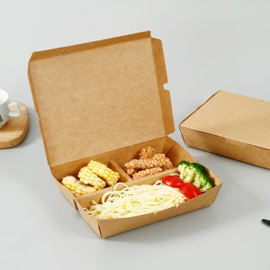 Biodegradable Kraft paper food container