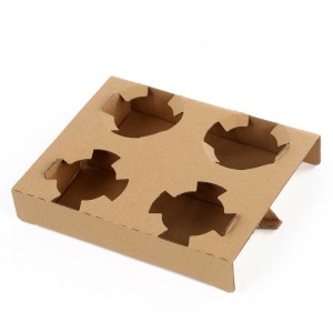 Disposable Take Away Cardboard Paper Cup Holder