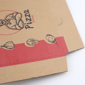 Partihandel anpassade logotyp portabla återanvändbara pizzakartonger