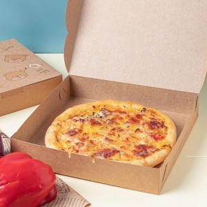 ໂລໂກ້ Customized wholesale Portable Reusable Pizza Boxes