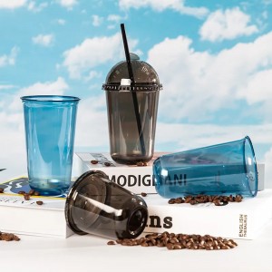 도매 일회용 커피 & 보바 차 플라스틱 컵