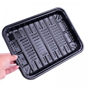 Transparent Plastic Food Box For Fruits And Salads With Lids