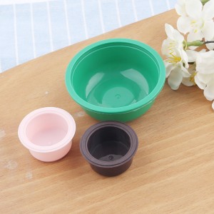 restaurant to go black disposal 35ml souffle cup round dipping sauce packing container plastic takeaway food sauce cups