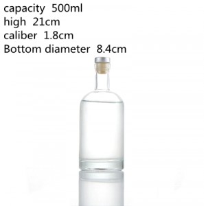 500ml Vodka bottle