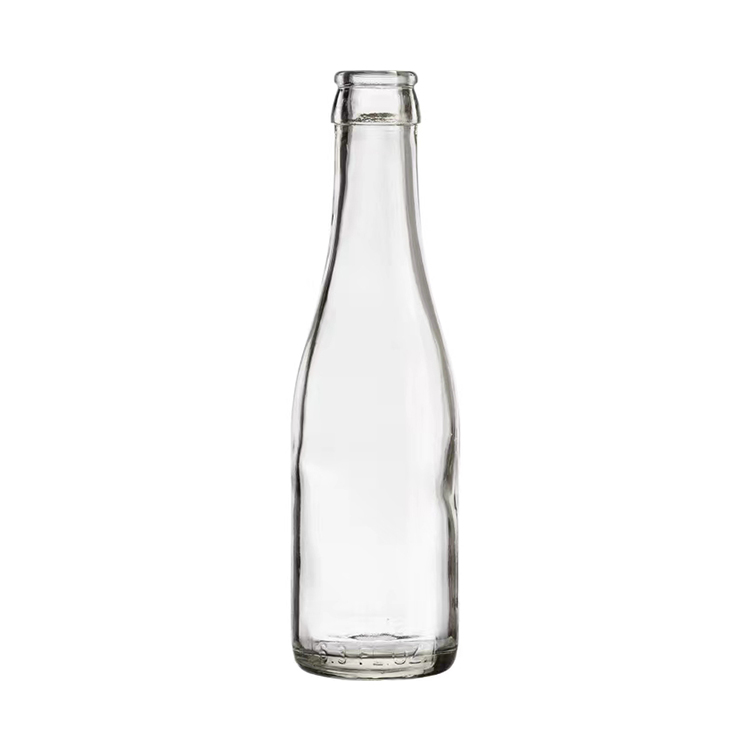 187ml Clear Crown Cap Champange Bottle (1)