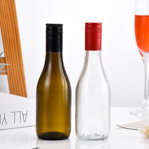 187ml mini burgundy Wine Glass Bottle