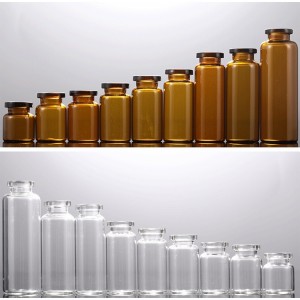 20ml Moulded Injection vial glass bottle