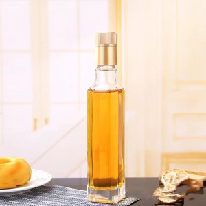 250ml Clear Square Olive Oil Bottle