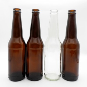 330ml Clear Beer Glass Bottle