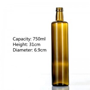 750ml Round Olive Oil Bottle