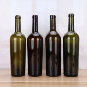750ml empty Wine Glass Bottle