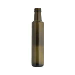 Round Shape Empty Glass Bottle 250ml for Olive Oil