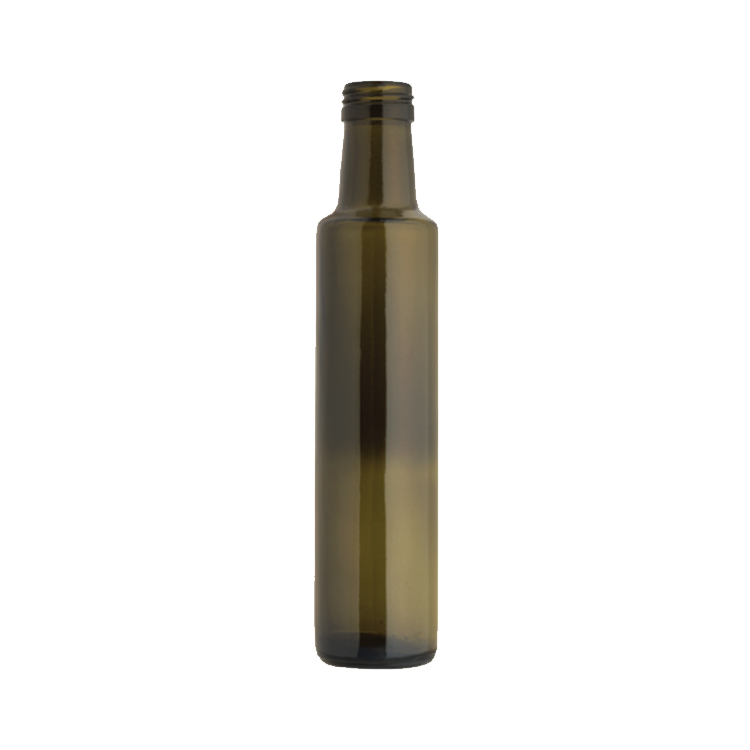 Round Shape Empty Glass Bottle 250ml for Olive Oil Featured Image
